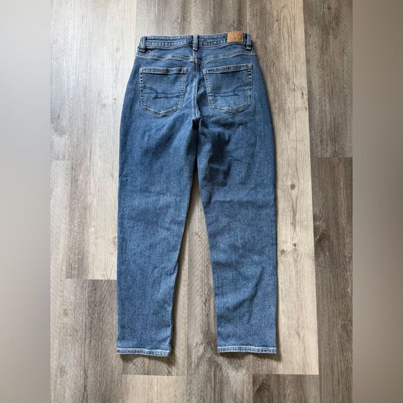 American Eagle High Rise Mom Jean 6 Regular Cotton Stretch - Picture 6 of 12